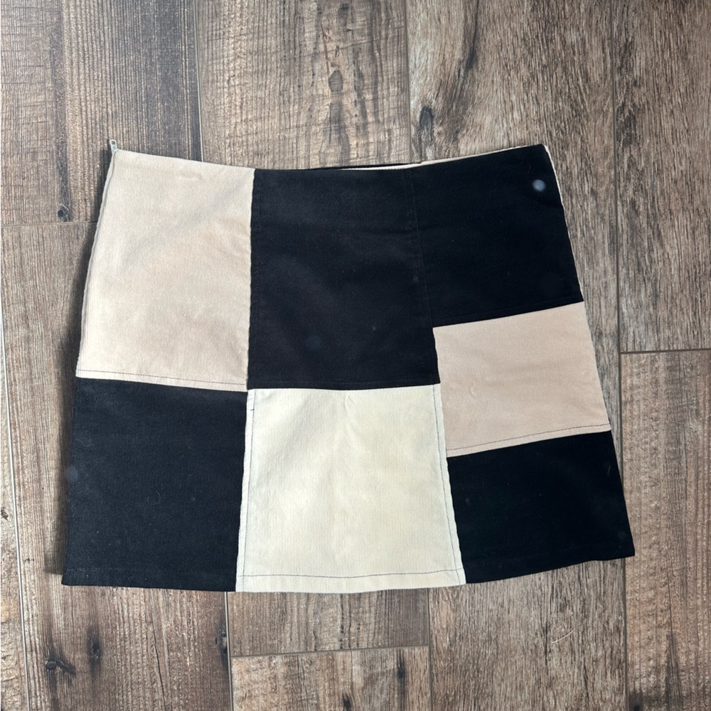 Color block skirt